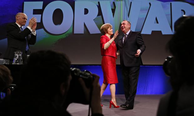 Alex Salmond Nicola Sturgeon Scotland SNP conference